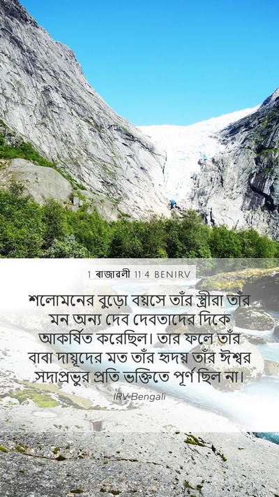 1 ৰাজাৱলী 11:4 BENIRV Bible Verse Image