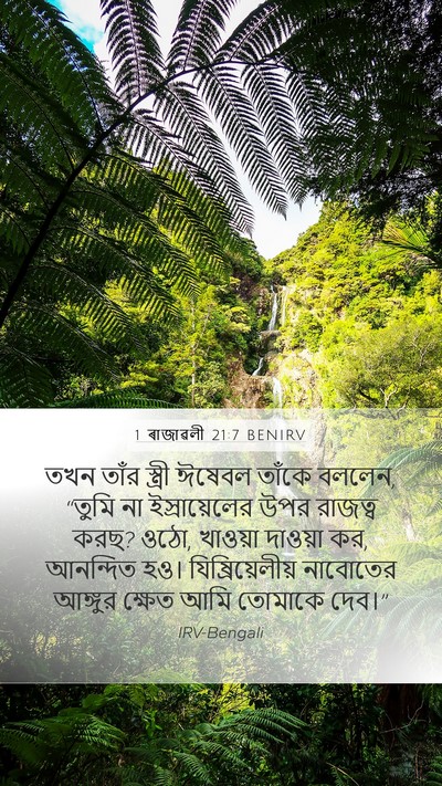 1 ৰাজাৱলী 21:7 BENIRV Bible Verse Image