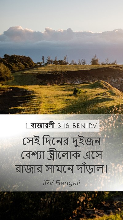 1 ৰাজাৱলী 3:16 BENIRV Bible Verse Image
