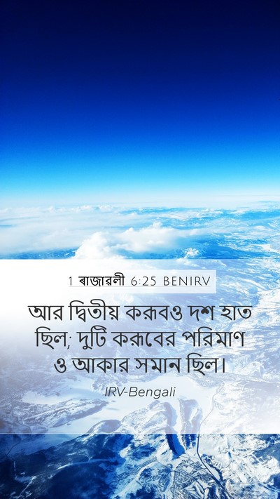 1 ৰাজাৱলী 6:25 BENIRV Bible Verse Image