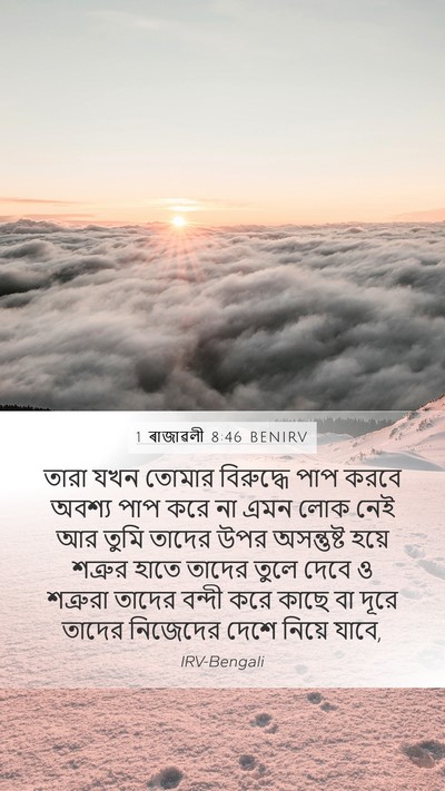 1 ৰাজাৱলী 8:46 BENIRV Bible Verse Image