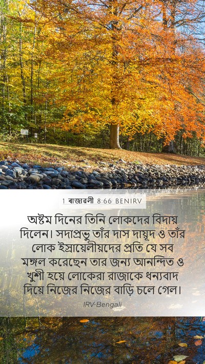 1 ৰাজাৱলী 8:66 BENIRV Bible Verse Image