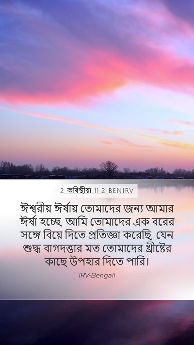 2 কৰিন্থীয়া 11:2 BENIRV Bible Verse Image