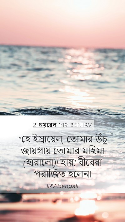 2 চমূৱেল 1:19 BENIRV Bible Verse Image