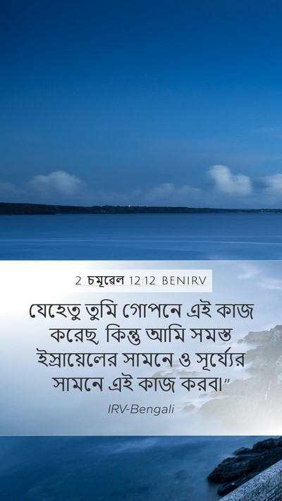 2 চমূৱেল 12:12 BENIRV Bible Verse Image