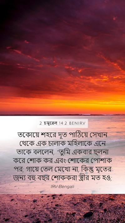 2 চমূৱেল 14:2 BENIRV Bible Verse Image