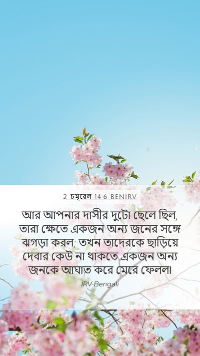 2 চমূৱেল 14:6 BENIRV Bible Verse Image