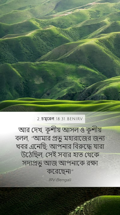 2 চমূৱেল 18:31 BENIRV Bible Verse Image