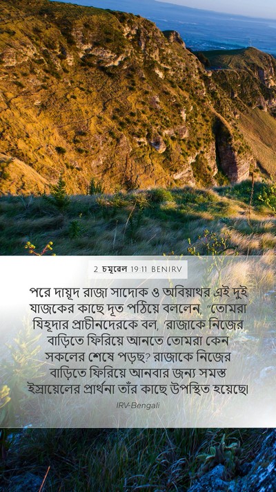 2 চমূৱেল 19:11 BENIRV Bible Verse Image