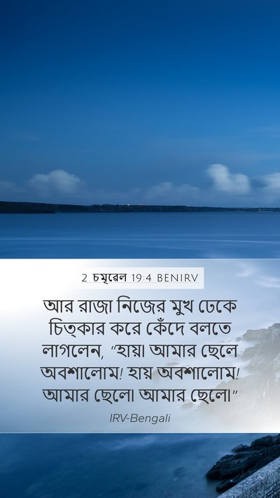 2 চমূৱেল 19:4 BENIRV Bible Verse Image