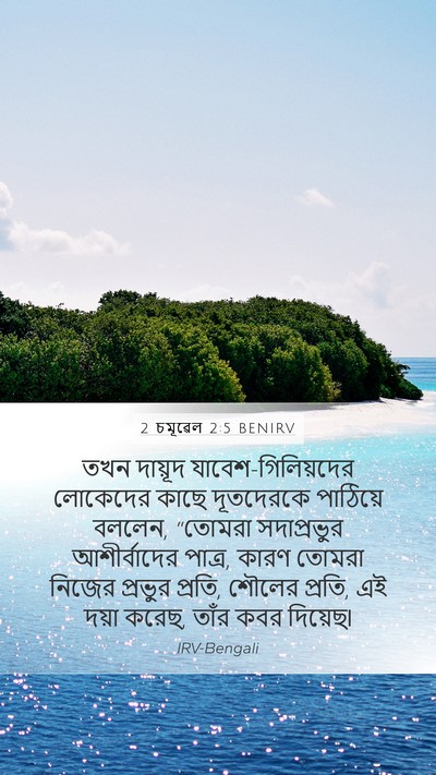 2 চমূৱেল 2:5 BENIRV Mobile Phone Wallpaper - তখন দায়ূদ - Mobile Bible Verse Wallpaper