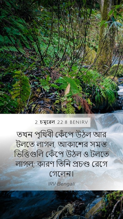 2 চমূৱেল 22:8 BENIRV Bible Verse Image