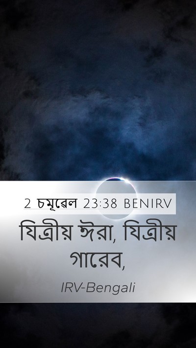 2 চমূৱেল 23:38 BENIRV Bible Verse Image
