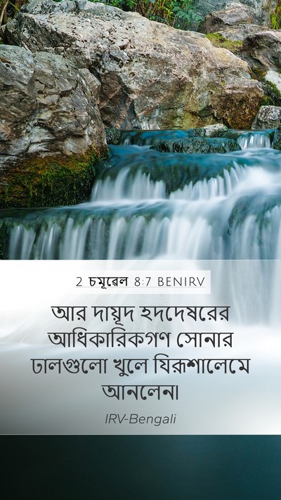 2 চমূৱেল 8:7 BENIRV Mobile Phone Wallpaper - আর দায়ূদ - Mobile Bible Verse Wallpaper