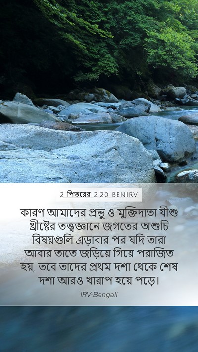 2 পিতরের 2:20 BENIRV Bible Verse Image