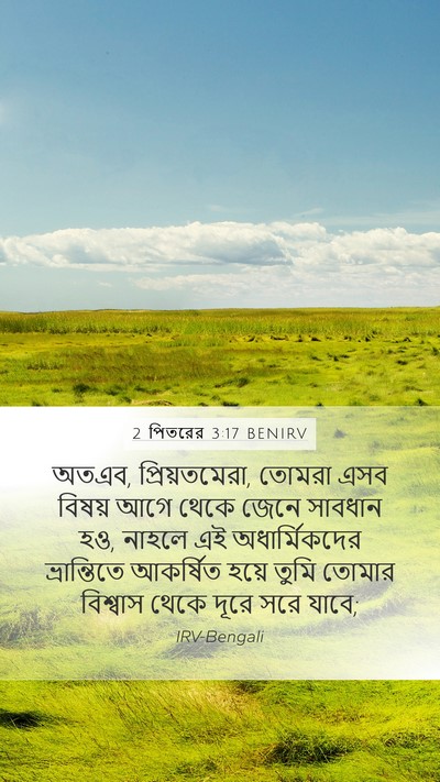 2 পিতরের 3:17 BENIRV Bible Verse Image
