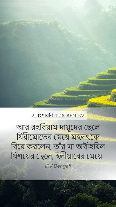 2 বংশাৱলি 11:18 BENIRV Bible Verse Image
