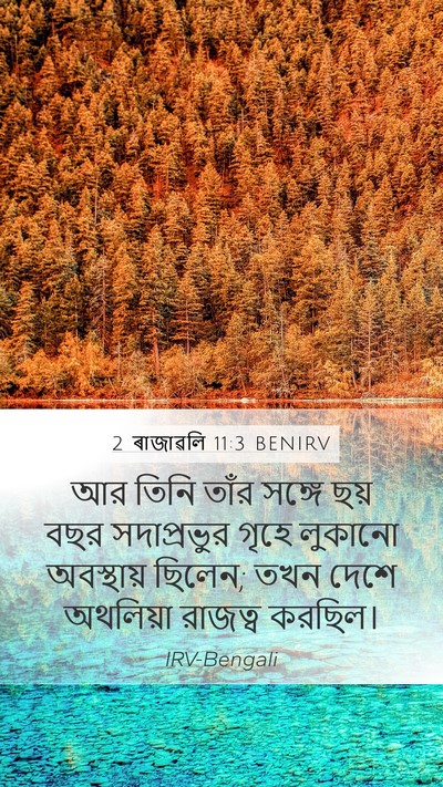 2 ৰাজাৱলি 11:3 BENIRV Bible Verse Image