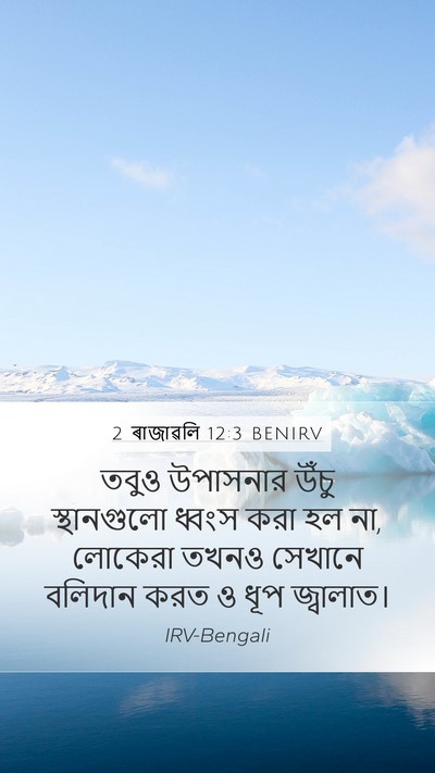 2 ৰাজাৱলি 12:3 BENIRV Bible Verse Image