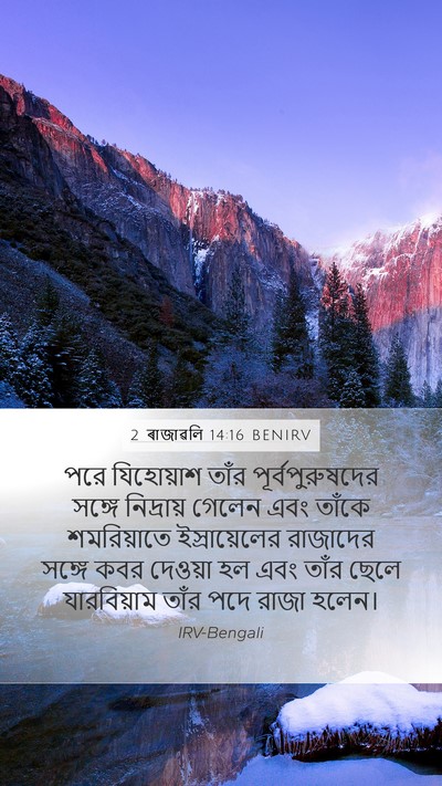 2 ৰাজাৱলি 14:16 BENIRV Bible Verse Image