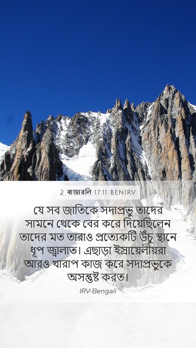 2 ৰাজাৱলি 17:11 BENIRV Mobile Phone Wallpaper - যে সব জাতিকে - Mobile Bible Verse Wallpaper