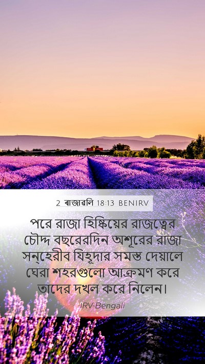2 ৰাজাৱলি 18:13 BENIRV Bible Verse Image