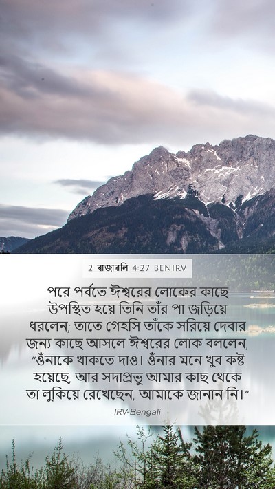 2 ৰাজাৱলি 4:27 BENIRV Bible Verse Image