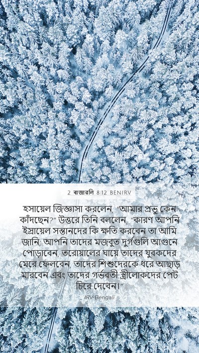 2 ৰাজাৱলি 8:12 BENIRV Bible Verse Image