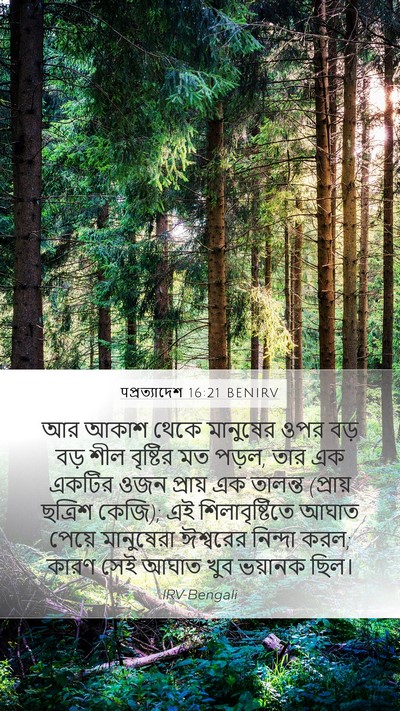 पপ্রত্যাদেশ 16:21 BENIRV Bible Verse Image