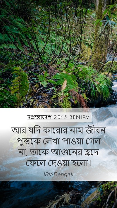 पপ্রত্যাদেশ 20:15 BENIRV Bible Verse Image