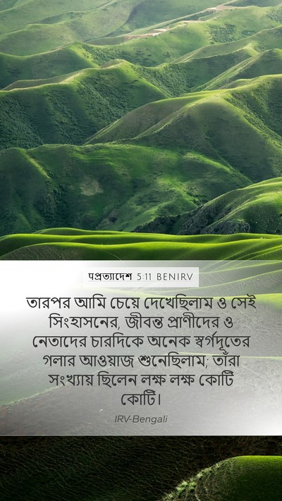 पপ্রত্যাদেশ 5:11 BENIRV Bible Verse Image