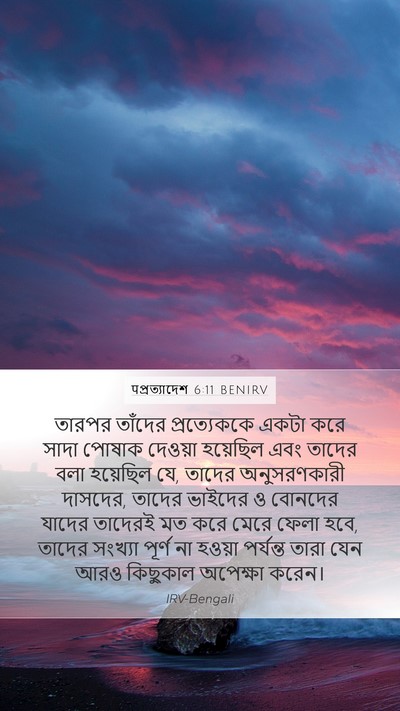 पপ্রত্যাদেশ 6:11 BENIRV Bible Verse Image