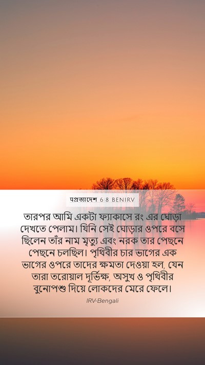 पপ্রত্যাদেশ 6:8 BENIRV Bible Verse Image
