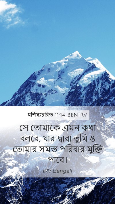 पশিষ্যচরিত 11:14 BENIRV Bible Verse Image