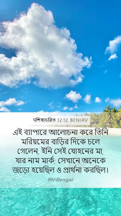 पশিষ্যচরিত 12:12 BENIRV Bible Verse Image