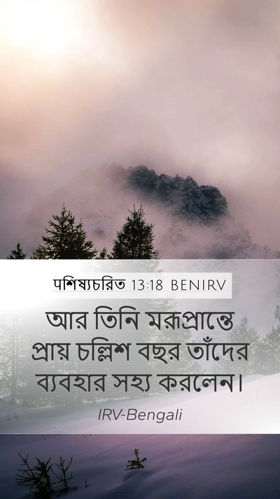 पশিষ্যচরিত 13:18 BENIRV Bible Verse Image