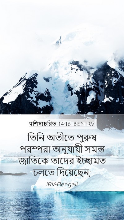 पশিষ্যচরিত 14:16 BENIRV Bible Verse Image
