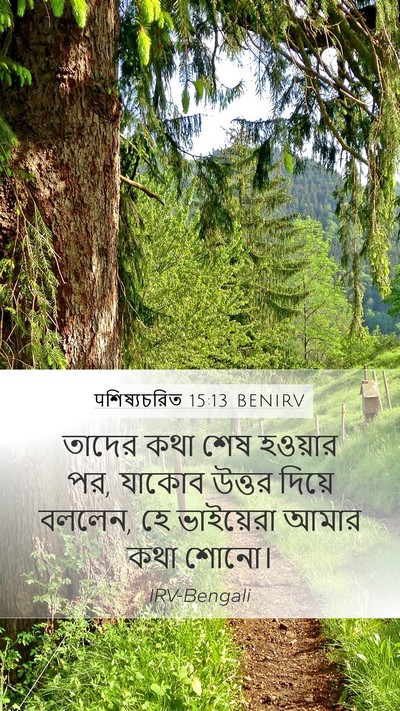 पশিষ্যচরিত 15:13 BENIRV Bible Verse Image