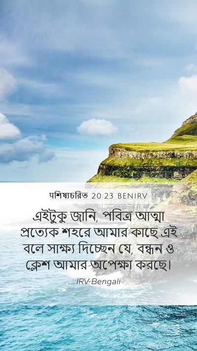 पশিষ্যচরিত 20:23 BENIRV Bible Verse Image