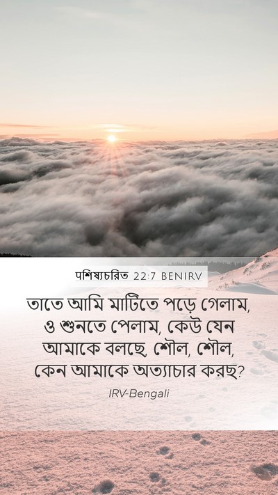 पশিষ্যচরিত 22:7 BENIRV Bible Verse Image