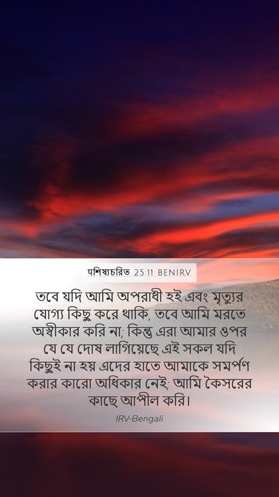 पশিষ্যচরিত 25:11 BENIRV Bible Verse Image