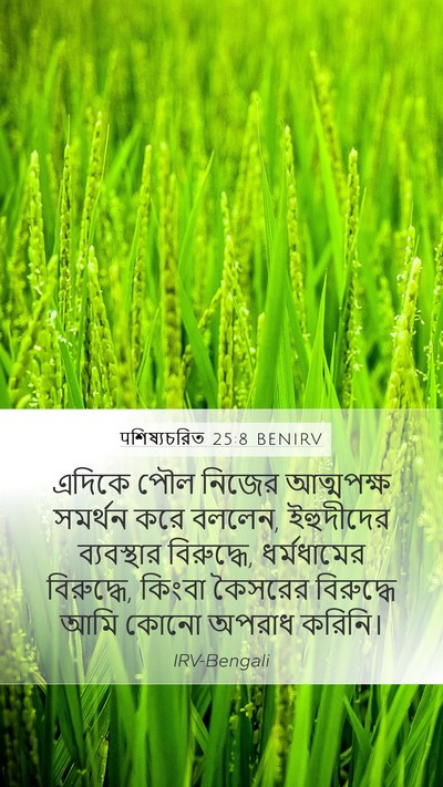 पশিষ্যচরিত 25:8 BENIRV Bible Verse Image
