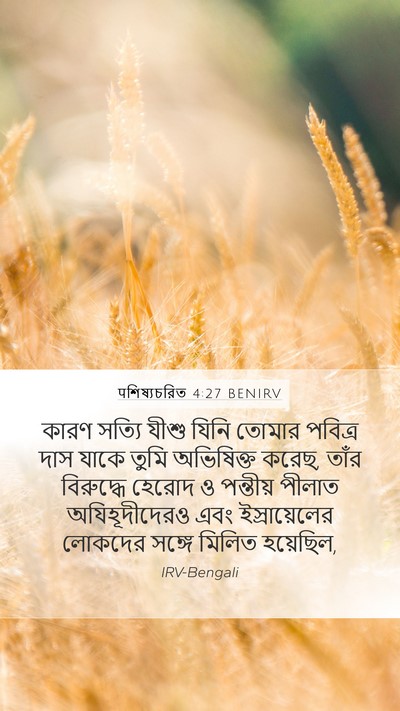 पশিষ্যচরিত 4:27 BENIRV Bible Verse Image