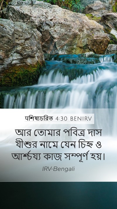 पশিষ্যচরিত 4:30 BENIRV Bible Verse Image