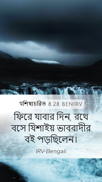पশিষ্যচরিত 8:28 BENIRV Bible Verse Image