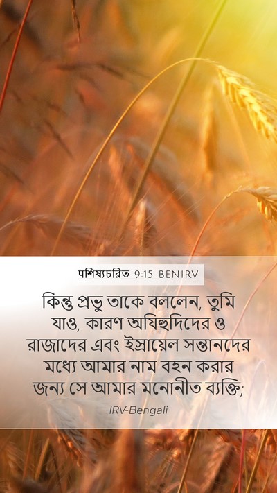 पশিষ্যচরিত 9:15 BENIRV Bible Verse Image