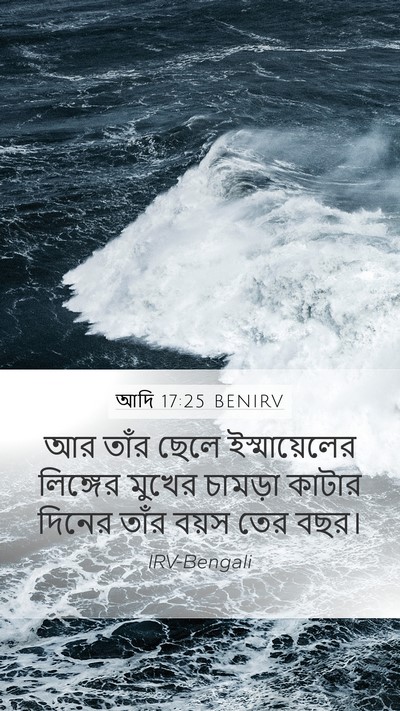 আদি 17:25 BENIRV Bible Verse Image