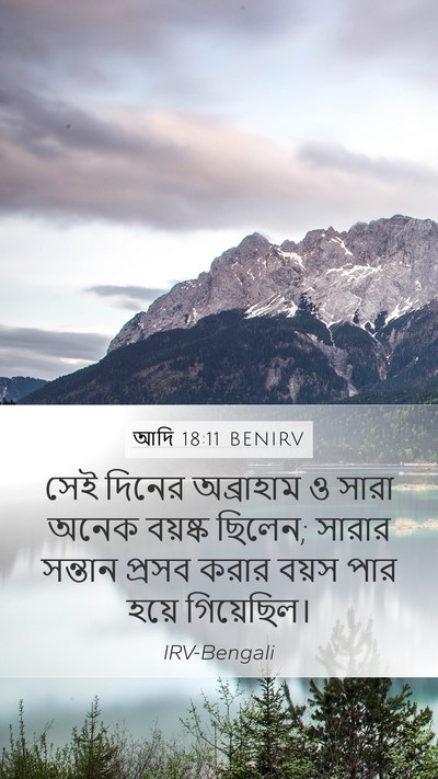 আদি 18:11 BENIRV Bible Verse Image