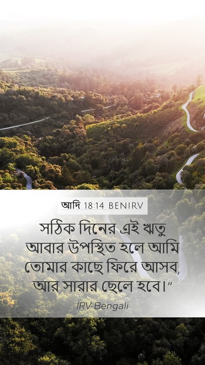 আদি 18:14 BENIRV Bible Verse Image