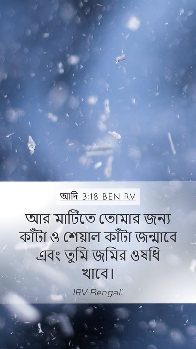 আদি 3:18 BENIRV Bible Verse Image